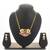 geometric stone necklace set