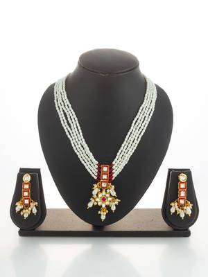 multi strand pearl necklace set 1