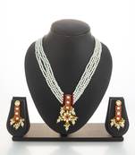 multi strand pearl necklace set