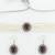 silver plated pearl choker set