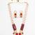 gold plated pearl stone necklace set