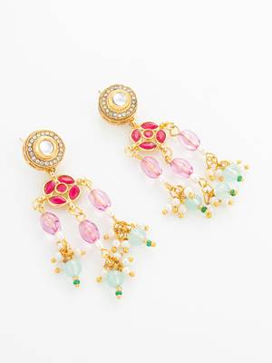 gold plated pearl rani haar set 3
