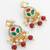ruby pearl long necklace set