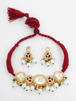 traditional kundan choker set 2