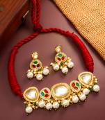 traditional kundan choker set