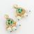green bead kundan choker set