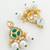 green bead kundan choker set