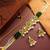 green bead kundan choker set
