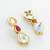 ruby kundan pendant necklace set