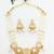 gold plated pearl choker set