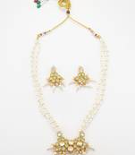 mint green kundan necklace set