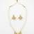 mint green kundan necklace set
