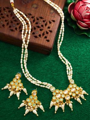 mint green kundan necklace set 5