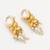 gold plated pearl layered necklace set