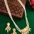 white beaded kundan necklace set
