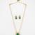 green white traditional necklace set