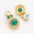 green white traditional necklace set