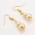 gold plated pearl necklace set
