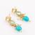 gold plated kundan beads necklace set