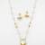 gold plated pearl kundan set