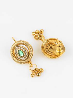 gold plated teardrop necklace set 4