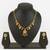gold plated teardrop necklace set