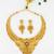 gold plated temple necklace set