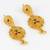 gold plated temple necklace set