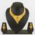 gold plated temple necklace set
