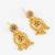 gold plated temple necklace set