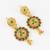gold plated temple necklace set