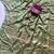 parrot green jungal flowers jaal with beautiful kasmiri pasmina silk saree
