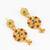 gold plated kemp stone necklace set