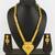 gold plated kemp stone necklace set