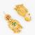 gold plated kemp stone necklace set