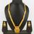 gold plated kemp stone necklace set