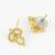 gold plated mint beads necklace set