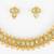 gold plated mint beads necklace set