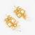 gold plated pearl kundan necklace set