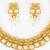 gold plated pearl kundan necklace set