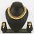 gold plated pearl kundan necklace set