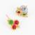 gold plated green red necklace set