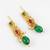 gold plated temple necklace set