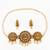 antique gold temple necklace set