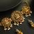 antique gold temple necklace set