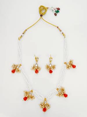 gold plated multistrand necklace set 2