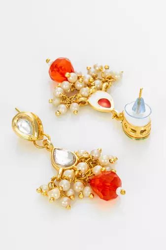 gold plated multistrand necklace set