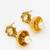 antique gold kundan pendant long necklace with seed pearls and jhumka earrings