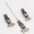 oxidized silver peacock motif choker necklace set with ghungroo earrings and maang tikka
