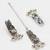 oxidized silver peacock motif choker necklace set with ghungroo earrings and maang tikka